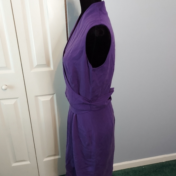 Jones New York Silk Wrap Dress Size 8 - Picture 6 of 12